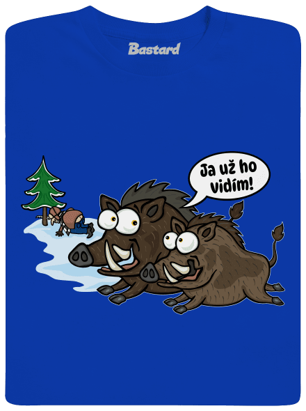 Ja už ho vidím pánske dlhý rukáv Royal Blue
