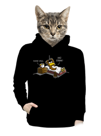 dámska mikina klokanka