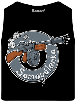 Samopálenka pánske tielko Black