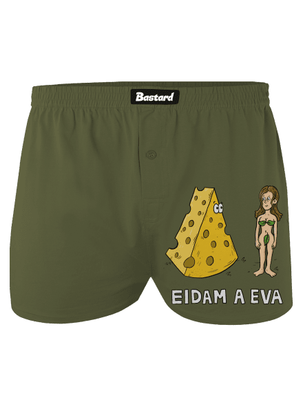Eidam a Eva pánske trenky Khaki