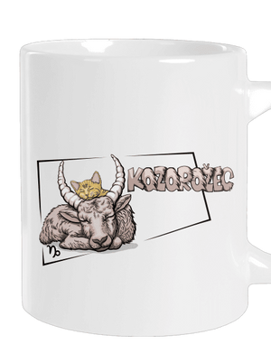 Mačací horoskop: Kozorožec veľký hrnček White