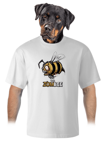 ZomBee - žltá unisex tričko oversized White