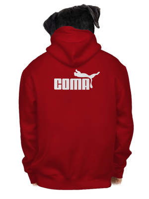 Coma pánska mikina na zips Red