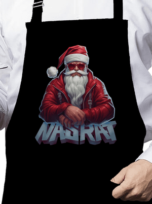 Sranta Klaus zástera Black