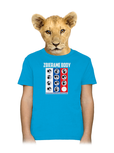 Zbierame body - hokej detské tričko Atoll