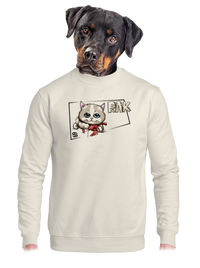 unisex mikina bez kapucne