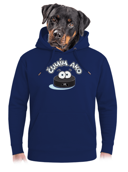 Čumím ako puk unisex mikina premium Navy