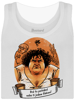 B14: Slunce seno jahody dámske tielko klasické White