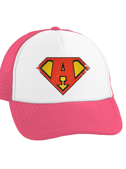 Som superhrdina šiltovka truckerka Fluorescent Pink cap
