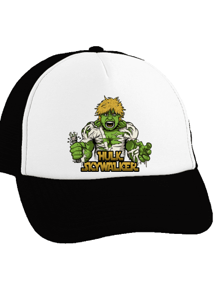 Hulk Skywalker šiltovka truckerka Black cap