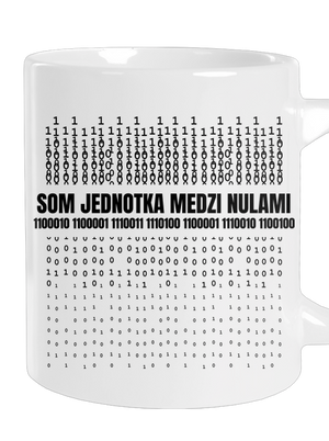 Jednotka medzi nulami veľký hrnček White