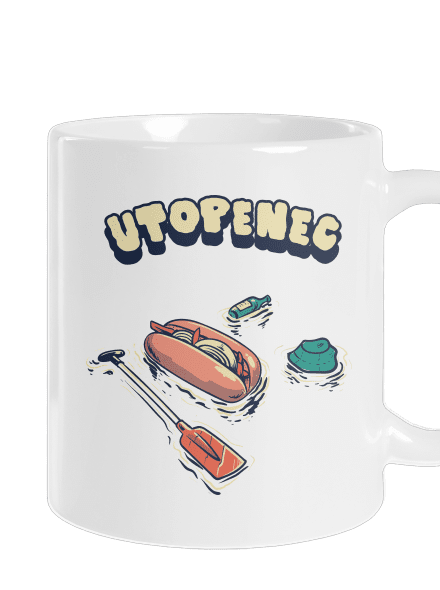 Utopenec klasický hrnček White