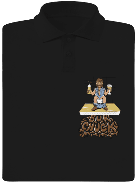 BurChuck pánska polokošeľa Black