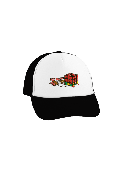 No problem šiltovka truckerka Black cap