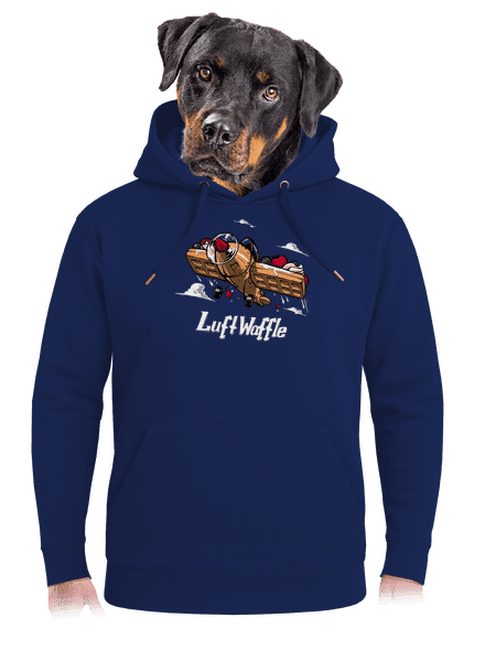 Luftwaffle unisex mikina premium Navy