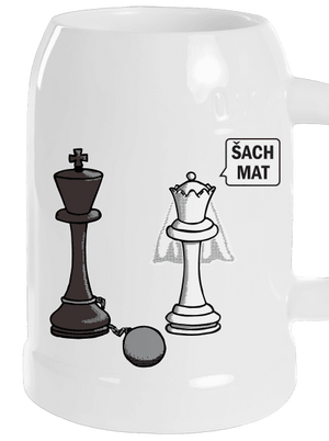 Šach mat polliter White