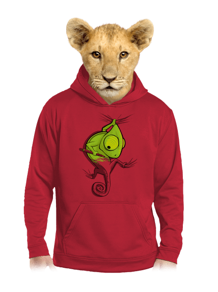 Zmizík detská mikina klokanka Fire Red