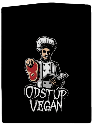 Odstup vegane dámska mikina na zips Black