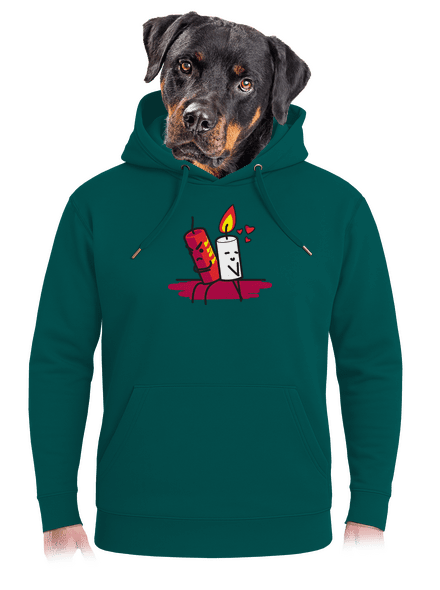 TNT unisex mikina premium Emerald Green