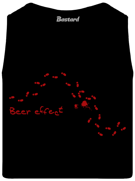 Beer effect! pánske tielko Black