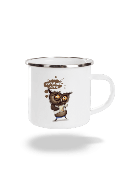 Need more coffee plecháčik White