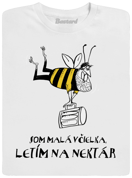 Malá včielka pánske dlhý rukáv White