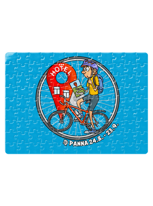 Cyklistický horoskop: Panna puzzle White