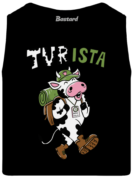 Tur na cestách pánske tielko Black