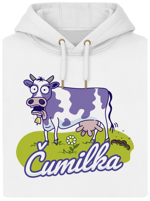 Čumilka unisex mikina premium Snowwhite