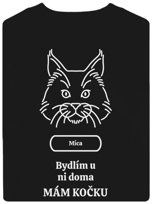 Nemôžem, mám mačku unisex mikina bez kapucne Black