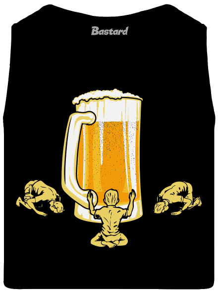 Piviště pánske tielko Black