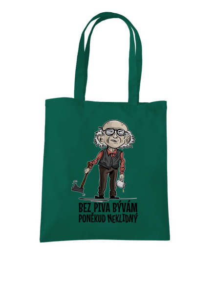 Neklidný bez piva taška Bottle Green WM