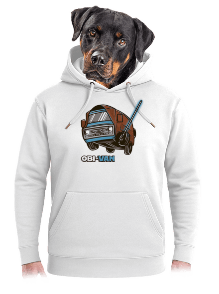 Obi Van unisex mikina premium Snowwhite