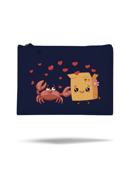 Krab a krabica taštička French Navy