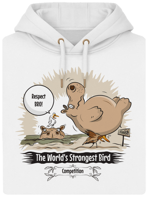 Strongest bird unisex mikina premium Snowwhite