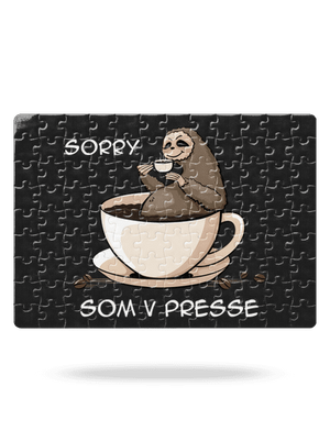 V presse puzzle White