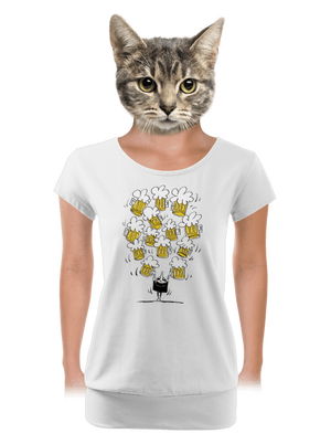 dámske tričko s lemom