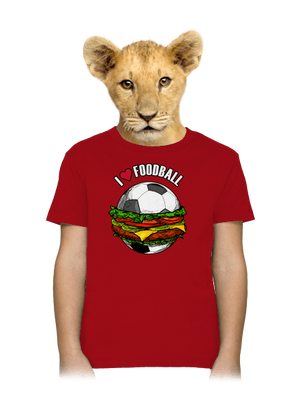 Foodball detské tričko Red