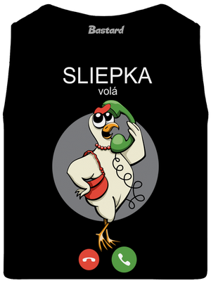 Sliepka volá pánske tielko Black