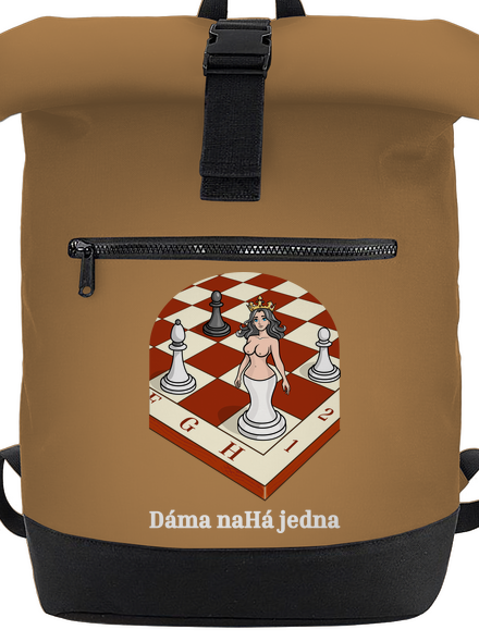 Dáma nahá jedna batoh Caramel