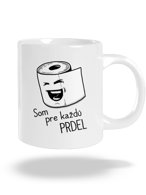 Prdel veľký hrnček White