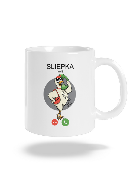 Sliepka volá klasický hrnček White