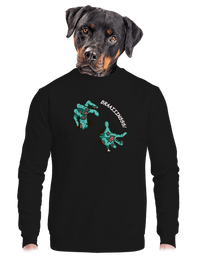 unisex mikina bez kapucne