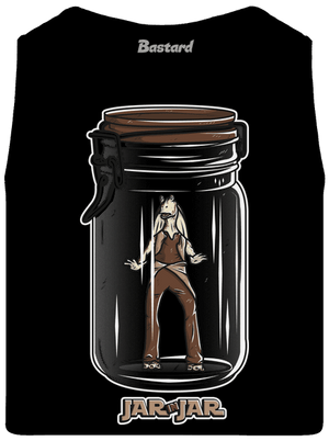 Jar in jar pánske tielko Black