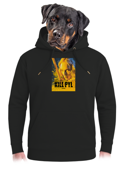 Kill Peľ unisex mikina premium Dark Black