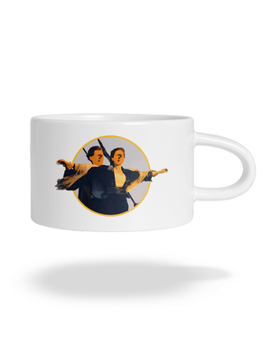 Titanic hrnček makronka White