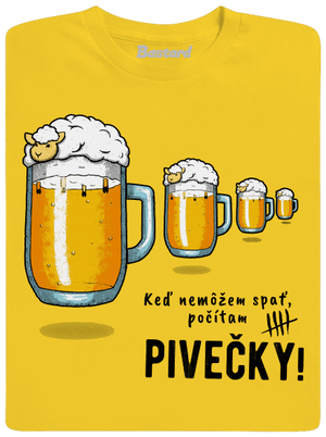 Pivečka pánske tričko Gold