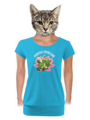 dámske tričko s lemom