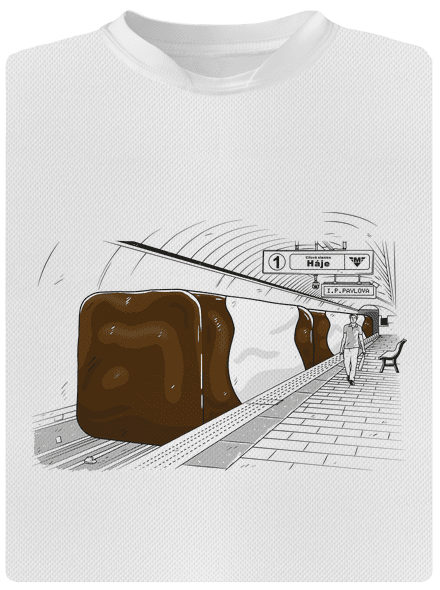 Metro pánske športové tričko White