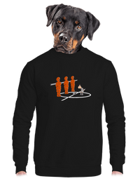 unisex mikina bez kapucne